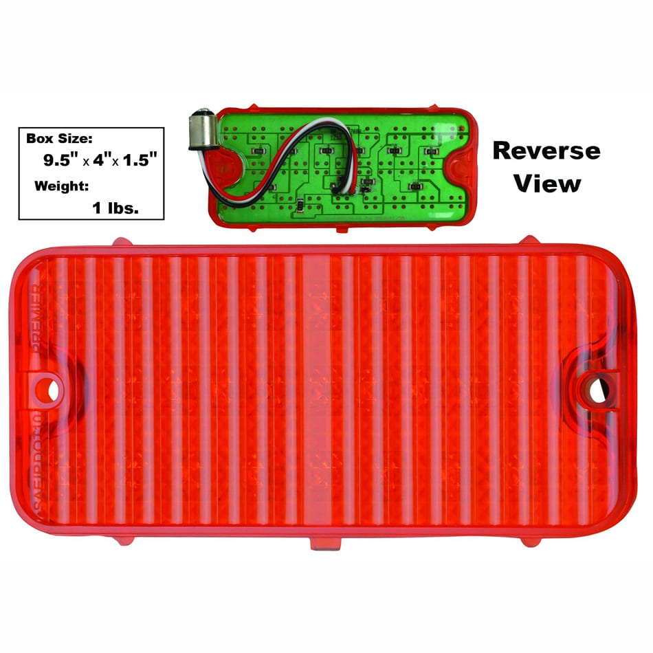 1967-1968 Chevy Pickup Truck Parking Lamp Assembly LED Amber