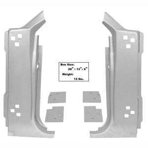 1967-1968 Ford Mustang A Pillar Kit 6 Pcs