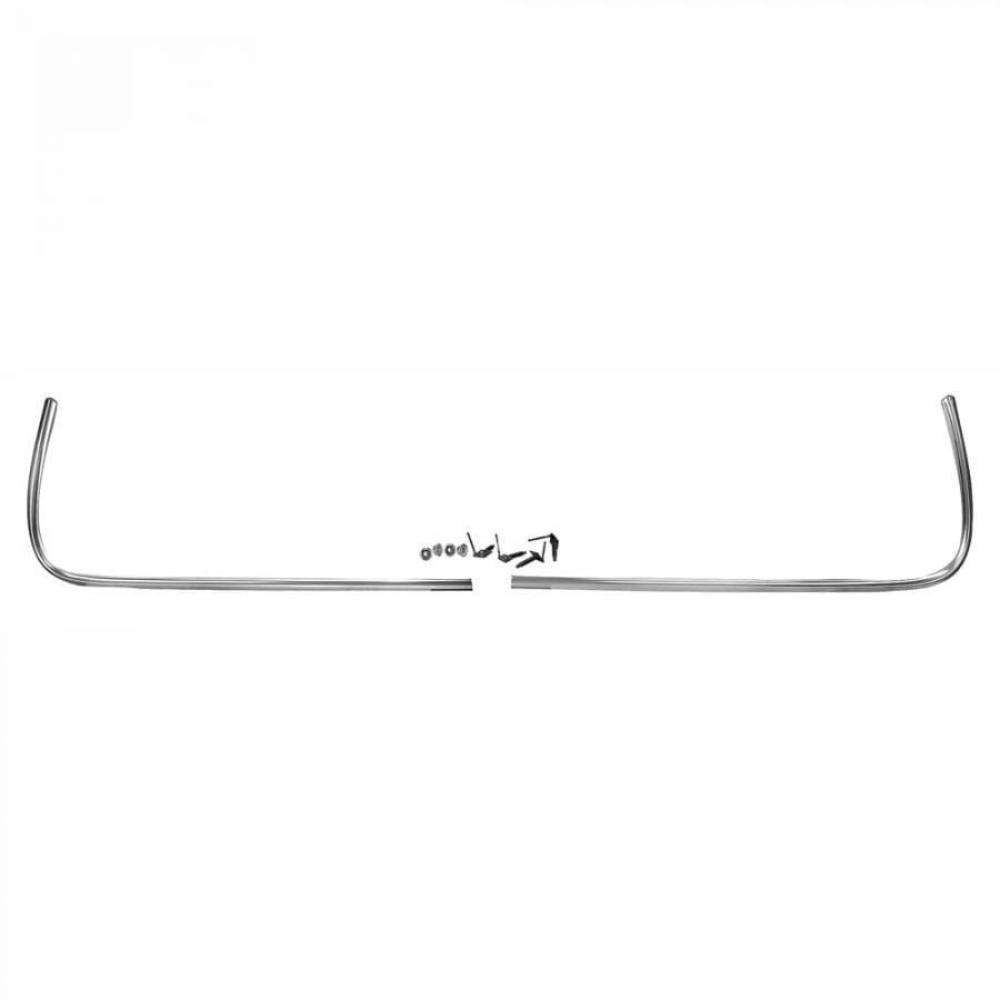1967-1968 Ford Mustang Grille Molding Stainless Steel Pair