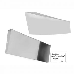 1967-1968 Ford Mustang Quarter Brake Ducts