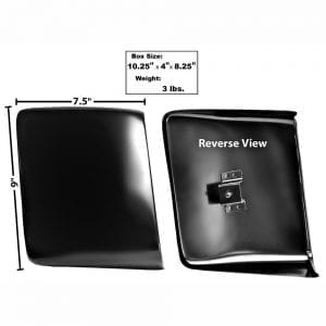 1967-1968 Ford Mustang Quarter Scoops CS Style