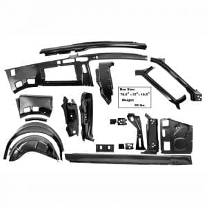 1967-1968 Ford Mustang Quarter/Door Frame Assembly Passenger Side (RH) Fastback