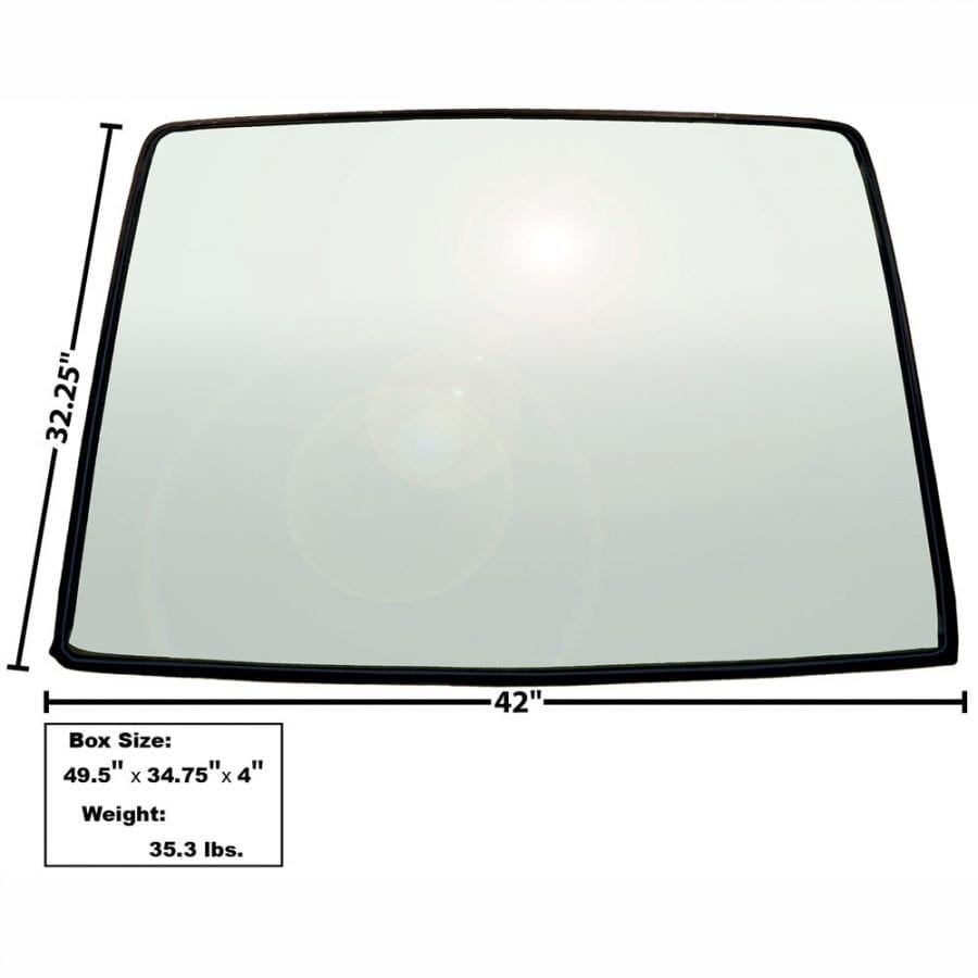1967-1968 Ford Mustang Rear Window Glass Fastback