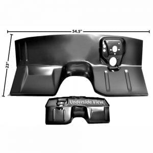 1967-1968 Ford Mustang Right Hand Drive Firewall