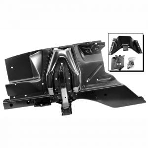 1967-1968 Ford Mustang Shock Tower and Apron Assembly Passenger Side (RH)