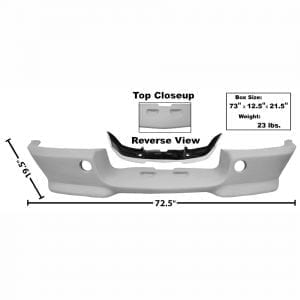1967-1968 Ford Mustang Valance Front Urethane