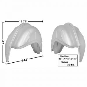 1967-1968 Ford Mustang Wheelhouse Outer and Inner