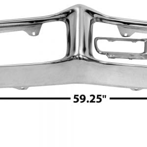 1967-1968 Pontiac Firebird Bumper Front