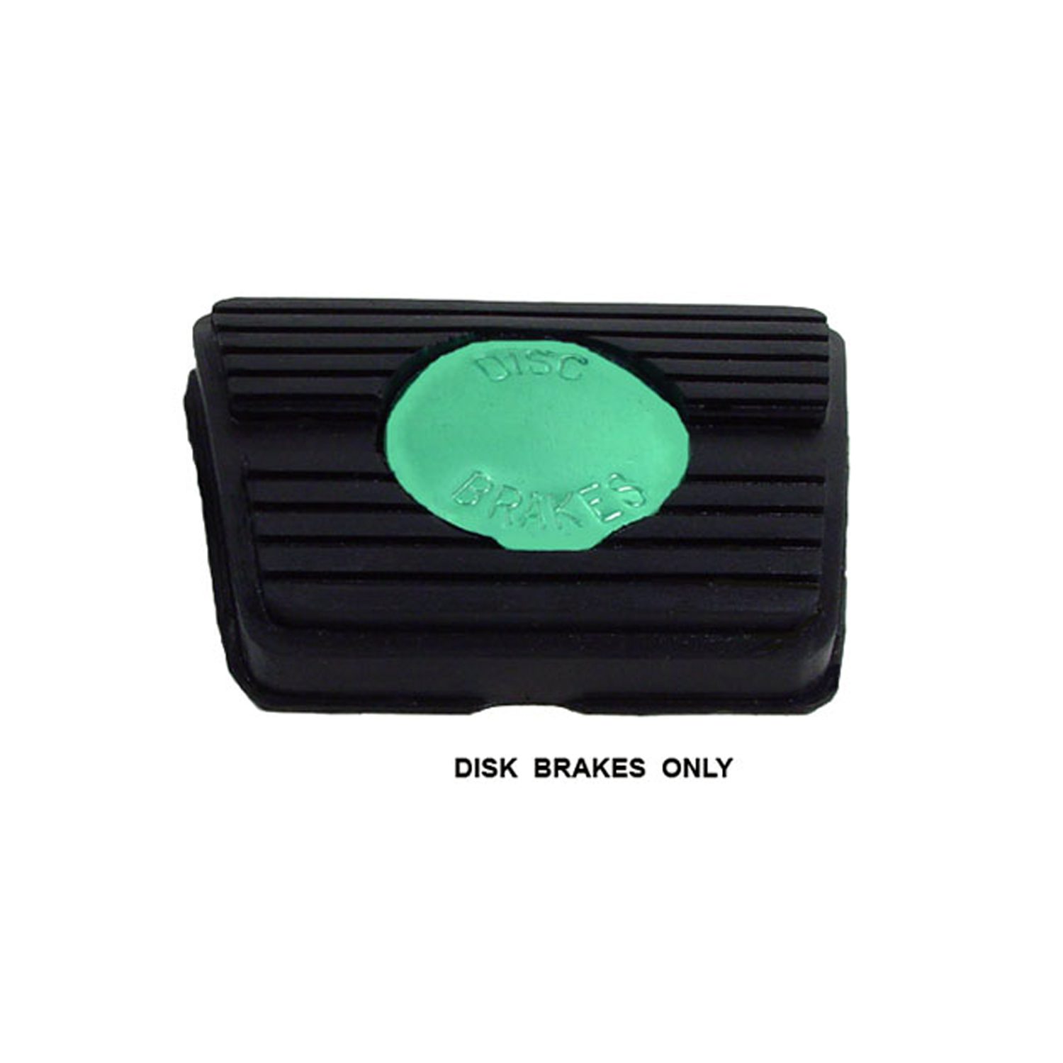 1967-1969 Chevrolet|Pontiac Camaro|Firebird Clutch or Brake Pedal Pads w/Stainless Steel Center-MMPCB99-H