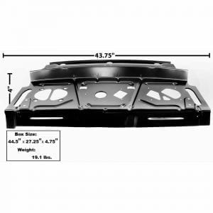 1967-1969 Chevy Camaro or Pontiac Firebird Package Shelf Panel Coupe