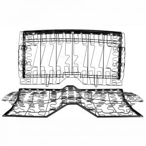 1967-1969 Chevy Camaro or Pontiac Firebird Rear Seat Spring Frame Set Convertible and Coupe Deluxe