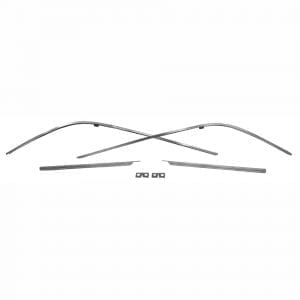 1967-1969 Chevy Camaro or Pontiac Firebird Roof Rail Weatherstrip Retainer 6Pcs
