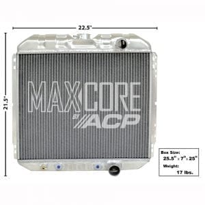 1967-1969 Ford Mustang Radiator Aluminum 3Row V8
