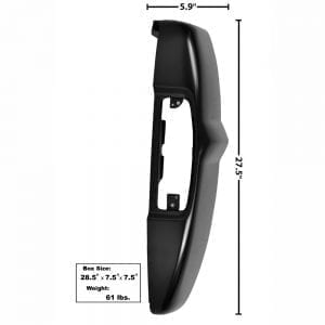 1967-1969 Ford Pickup Truck Tail Light Panel Complete Passenger Side (RH)