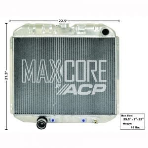 1967-1970 Ford Mustang Radiator Aluminum 2Row 250/302/351