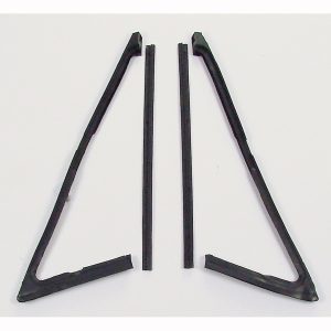 1967-1972 Chevrolet|GMC Blazer|Suburban|C/K Pickup Truck|Jimmy Vent Glass Weatherstrip Seal 4 PC Kit - Driver and Passenger-VWK111067