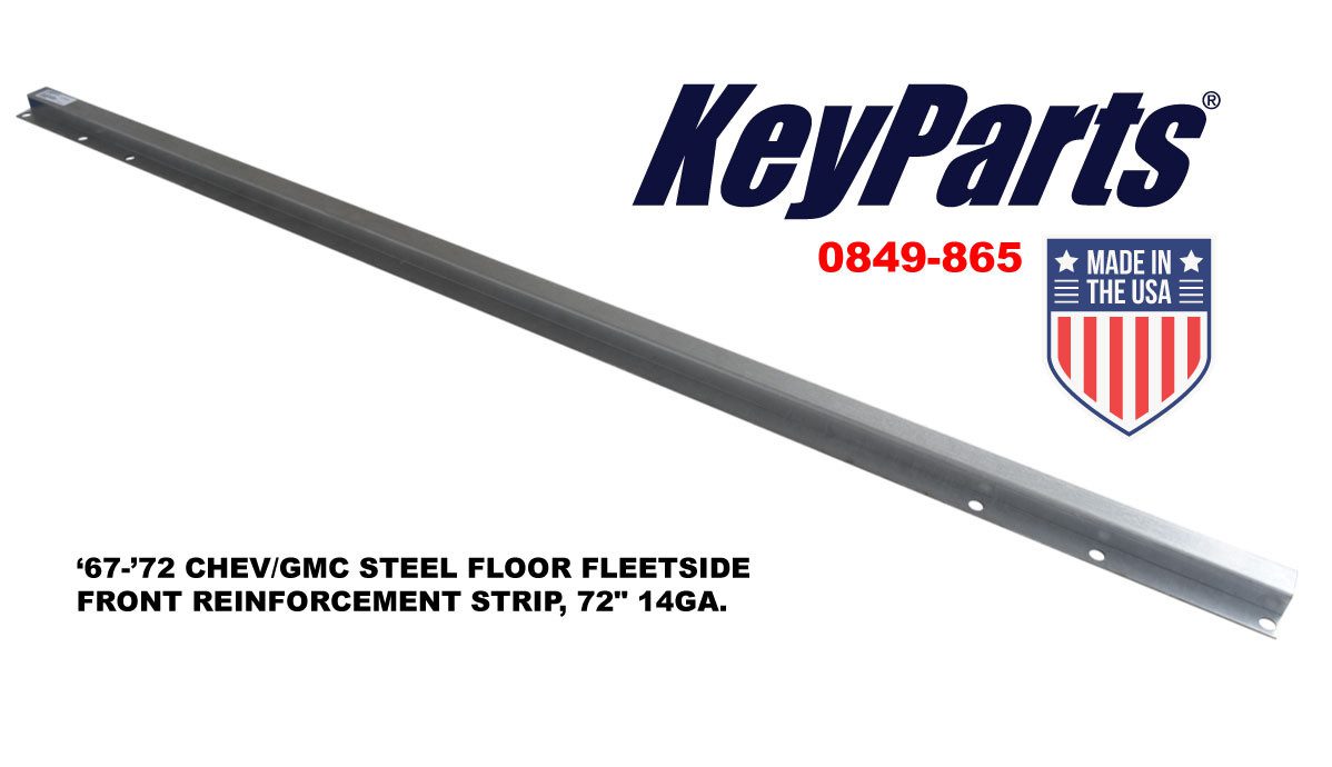 1967-1972 Chevrolet|GMC Pickup Truck Seel Bed Wide Reinforcement Strip