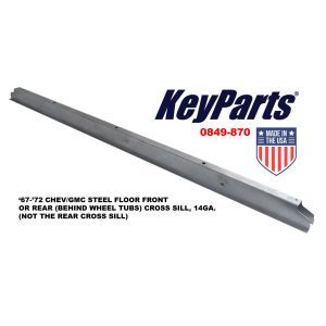 1967-1972 Chevrolet|GMC Pickup Truck Steel Floor Front or Rear Cross Sill