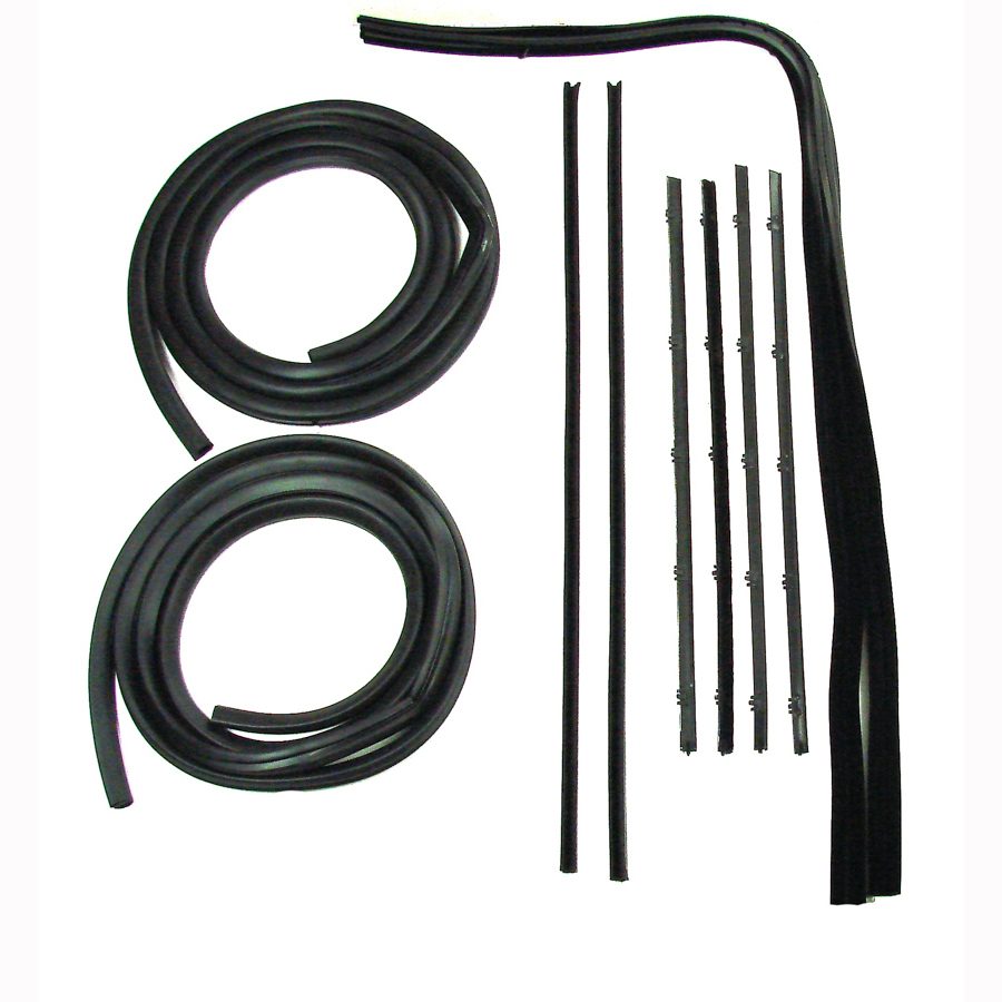 1967-1972 Chevrolet|GMC Suburban|C/K Pickup Truck Door Weatherstrip Seal 10 PC Kit - Driver and Passenger-DK111067