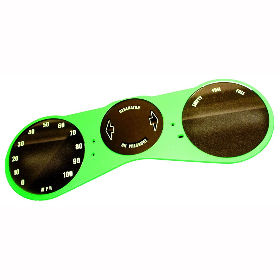 1967-1972 Chevy Pickup Truck Instrument Cluster Lens 3 Hole