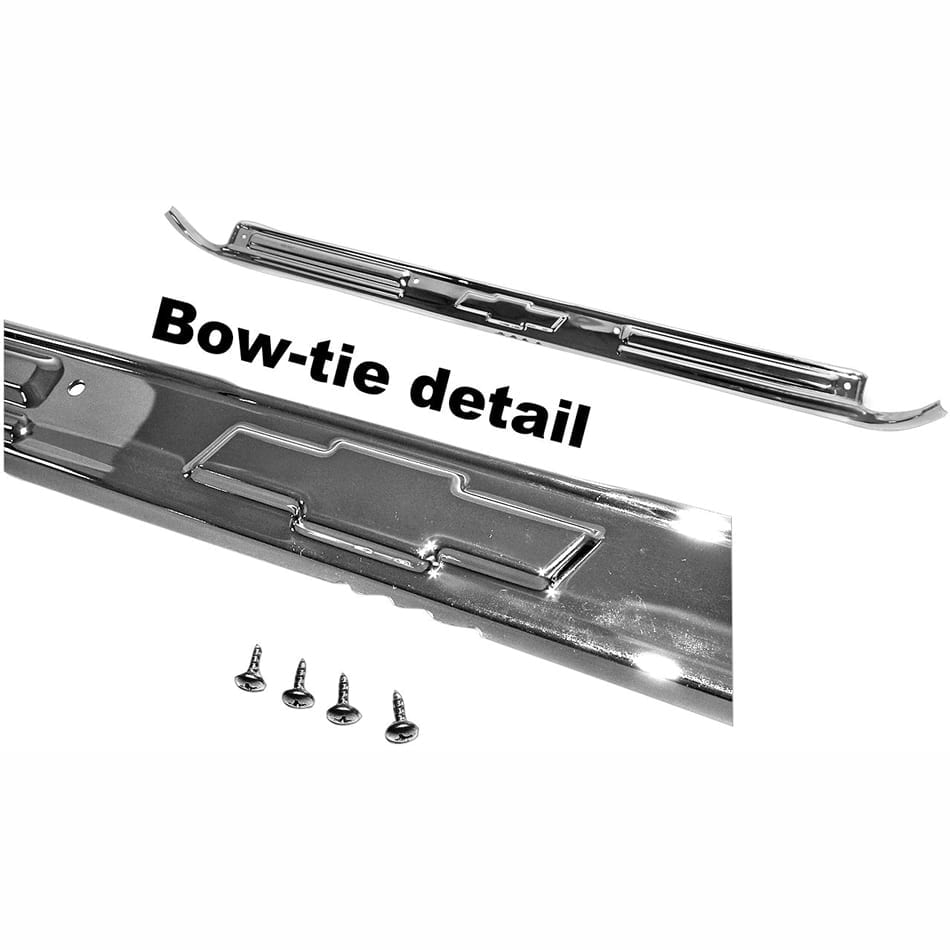 1967-1972 Chevy Pickup Truck Scuff Plate Chrome w/Bowtie