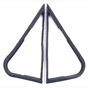 1967-1972 Ford F-Series Pickup Truck Vent Glass Weatherstrip Seal 2 PC Kit - Driver and Passenger-VWK211067