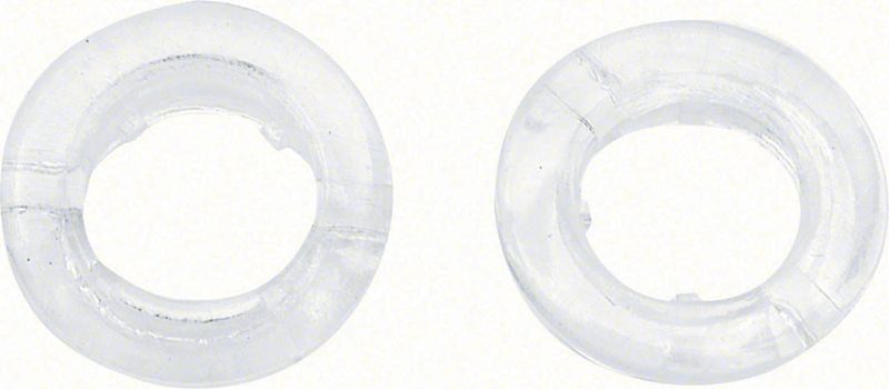 1967 Buick|Chevrolet|Oldsmobile|Pontiac Skylark|Camaro|Chevelle|Malibu|Nova|El Camino|Chevy II|Cutlass|442|Firebird|GTO|LeMans|Tempest Lock Knob Ferrules Clear Plastic