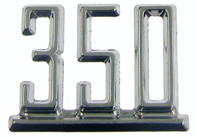 1967 Chevrolet Camaro Fender Emblem 350