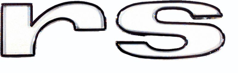 1967 Chevrolet Camaro Fender Emblem RS