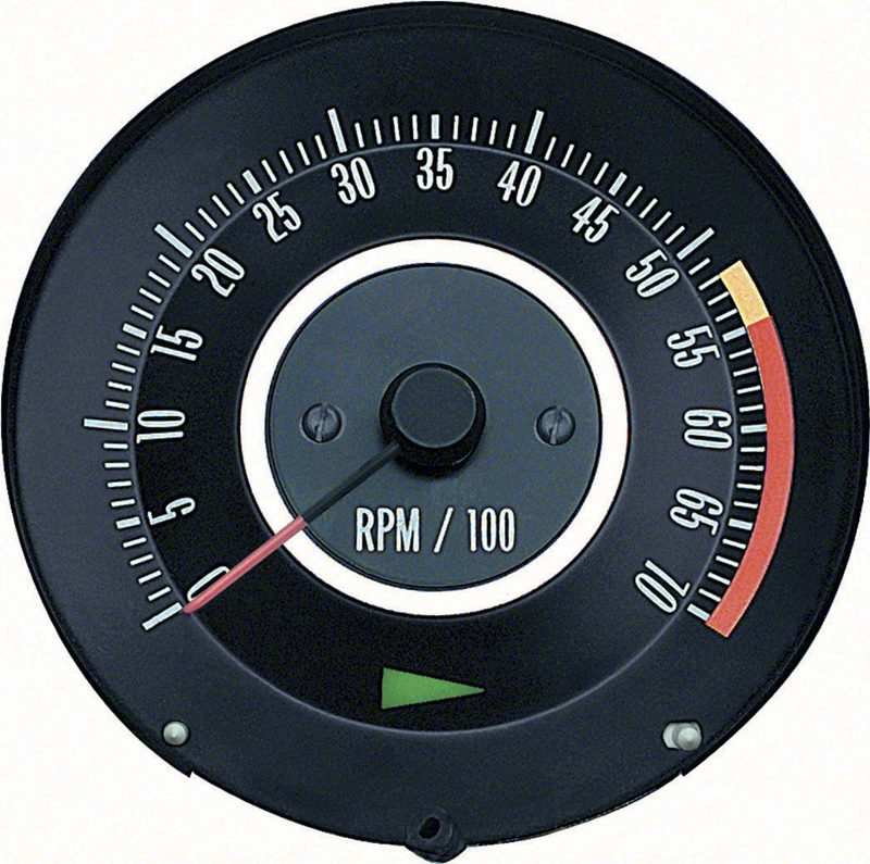 1967 Chevrolet Camaro Tachometer 5500 Redline-OERK-6468910
