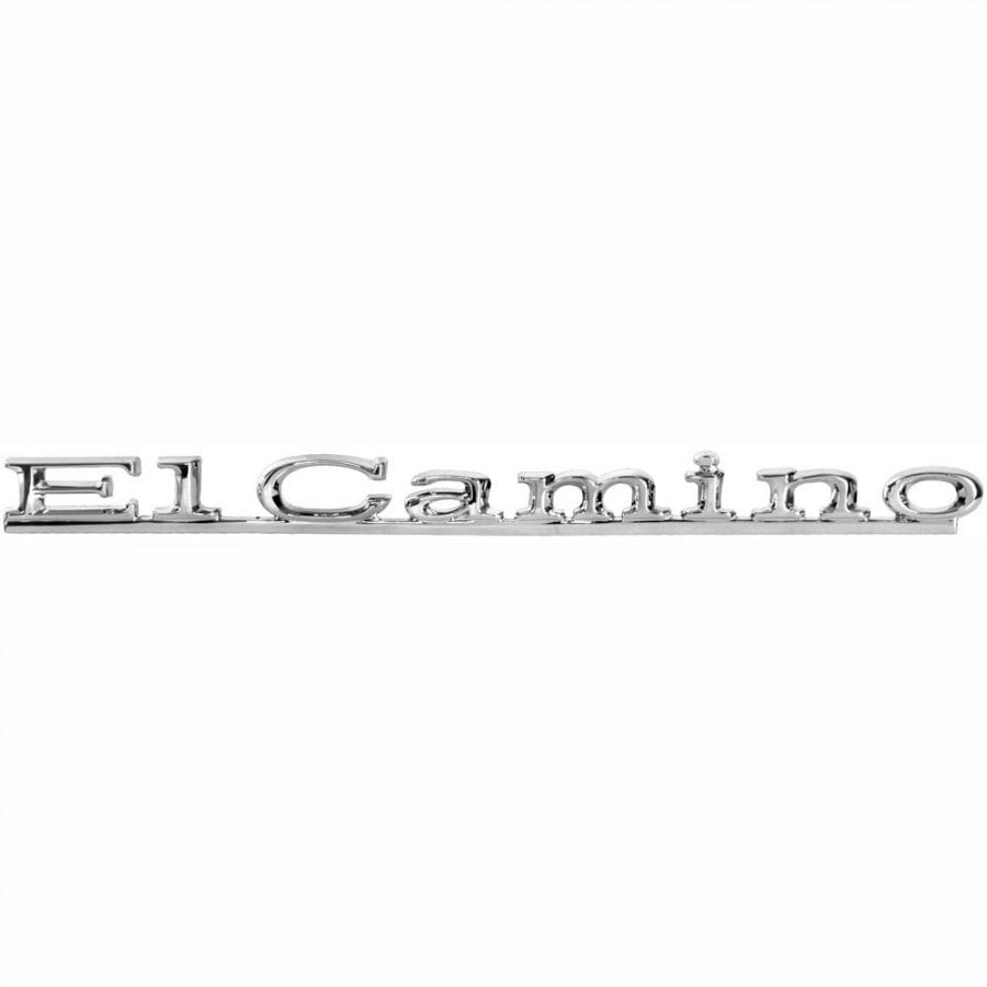 1967 Chevy El Camino Emblem El Camino Hood