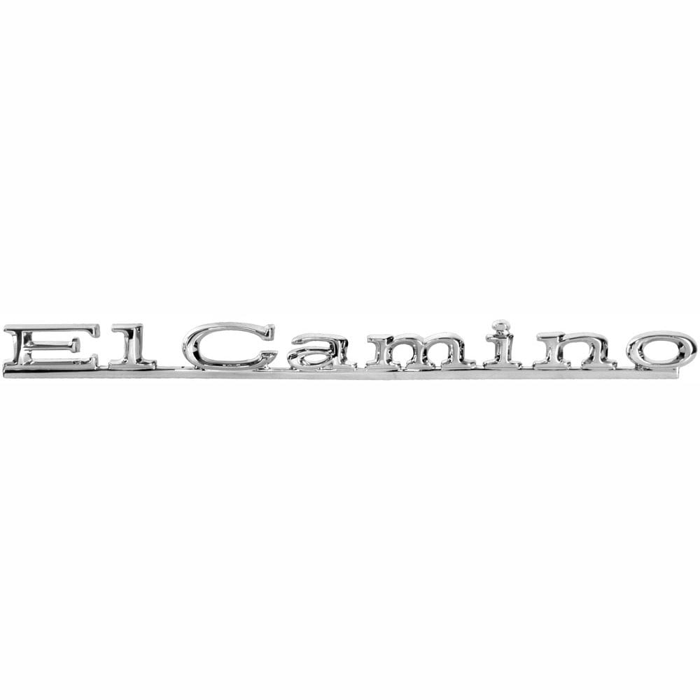 1967 El Camino Hood Emblem "El Camino" Each 