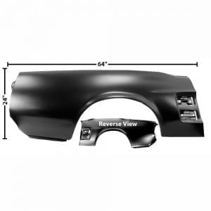 1967 Ford Mustang Quarter Panel Passenger Side (RH) Convertible
