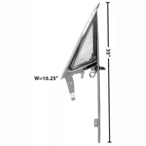 1967 Ford Mustang Vent Window Assembly Passenger Side (RH)