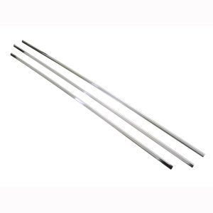 1967 Plymouth Barracuda Fastback Glass Weatherstrip Chrome Lockstrip-WLSDB3847-67