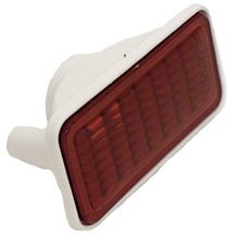 1968-1969 Chevrolet Camaro|Chevelle|Malibu|Nova|Impala|Bel Air|Biscayne|Chey II Side Marker Lens Red Rear-CHQW-945