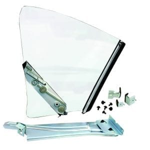 1968-1969 Chevy Chevelle Quarter Window Assembly Driver Side (LH)