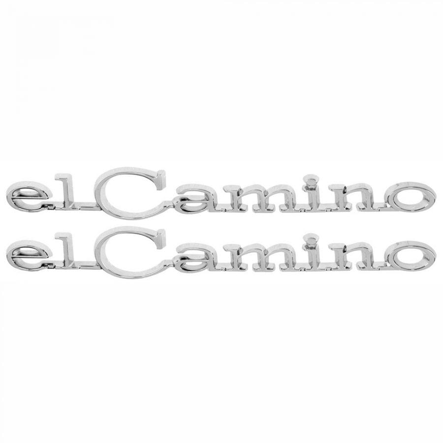 1968-1969 Chevy El Camino Emblem Quarter Pair