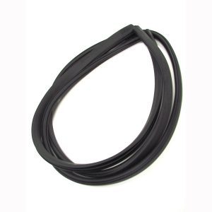 1968-1969 Plymouth Barracuda 2 Dr Fastback Rear Window Weatherstrip Seal Works w/Chrome Trim-WCRDB3847