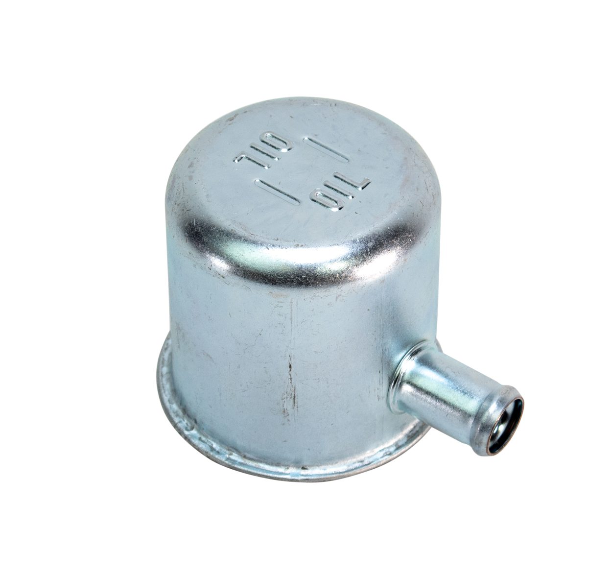 1968-1969 Plymouth|Dodge Satellite|Belvedere|Valiant|Barracuda|Charger|Coronet|Dart|Road Runner|GTX|Super Bee Oil Filler Breather Cap Tall w/1 Hose Outlet
