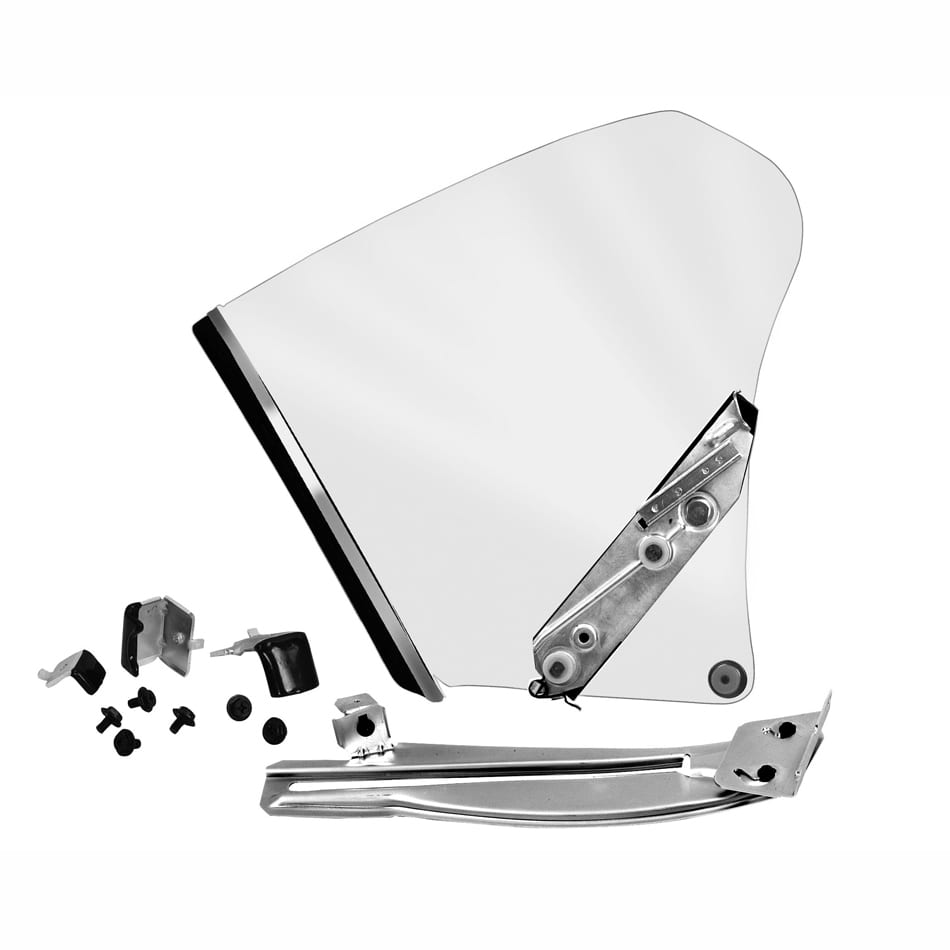 1968-1969 Pontiac GTO Quarter Window Assembly Passenger Side (RH)