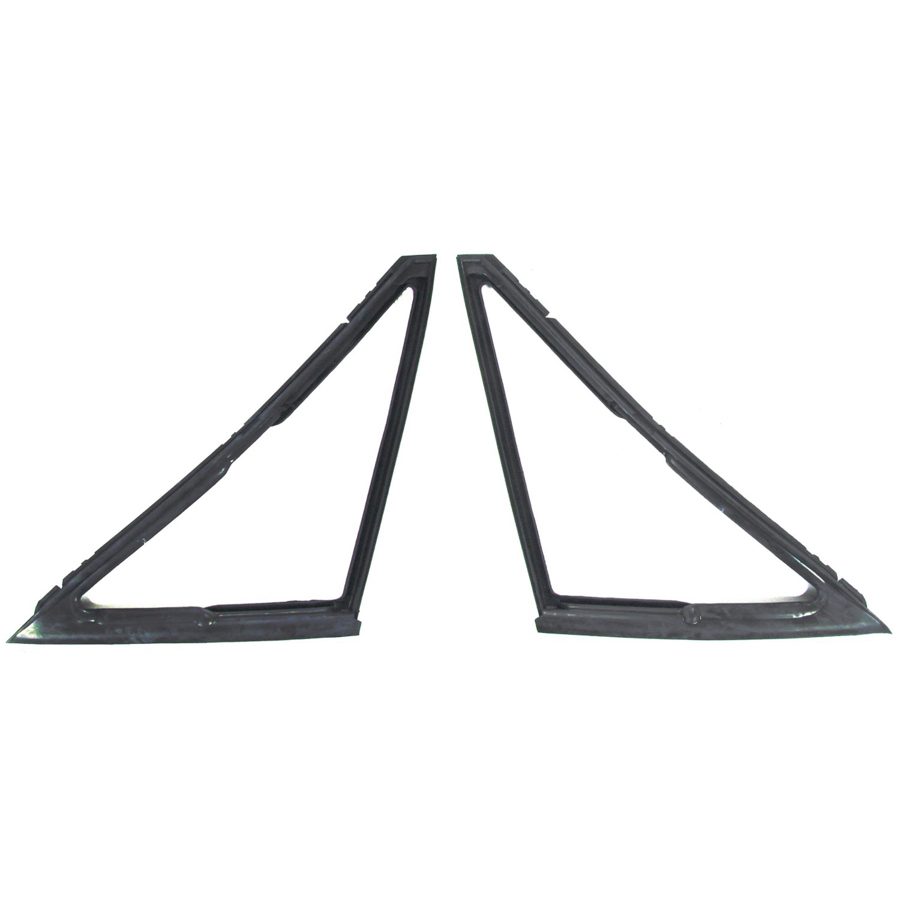 1968-1970 Dodge|Plymouth Charger|Coronet|GTX|Satellite Vent Glass Weatherstrip Seal 2 PC Kit - Driver and Passenger-VWK371068
