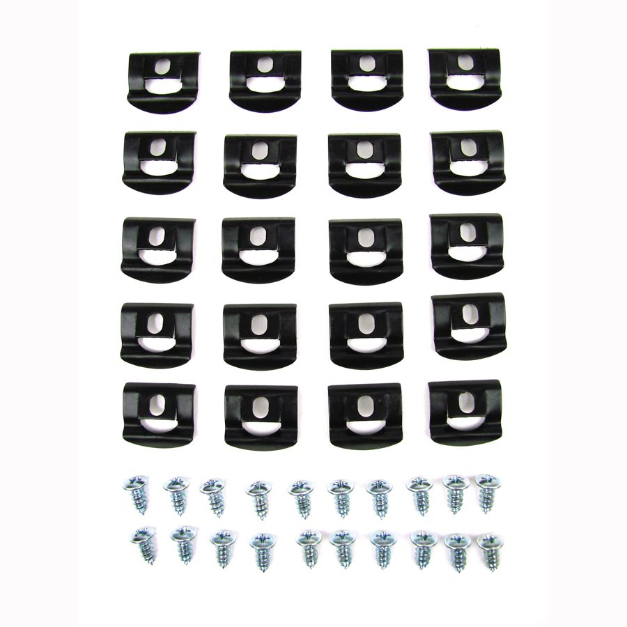 1968-1970 Dodge|Plymouth Coronet|GTX|Road Runner|Satellite Rear Window 40 PC Molding Clip Kit-PCK-4052-68