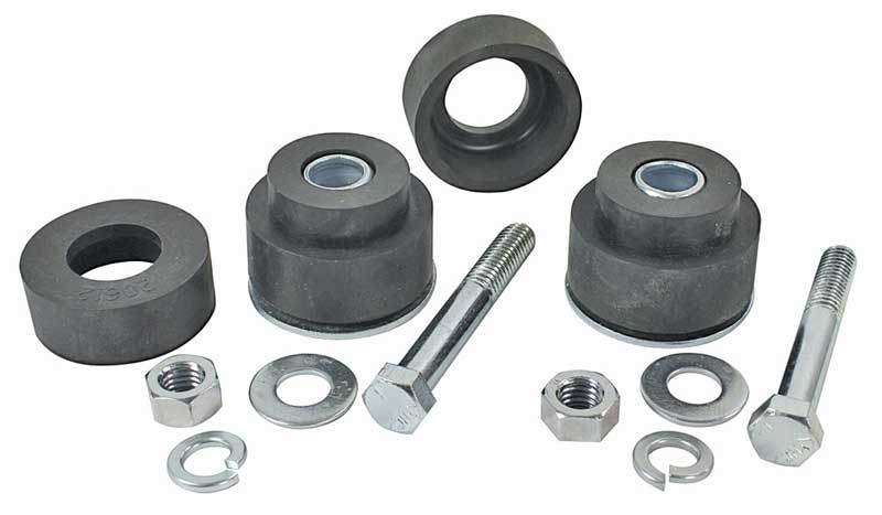 1968-1972 Buick|Chevrolet|Oldsmobile Skylark|GS|Chevelle|Malibu|El Camino|Monte Carlo|Cutlass|442 Radiator Support Bushings Upper/Lower w/Hardware-P-RB0523