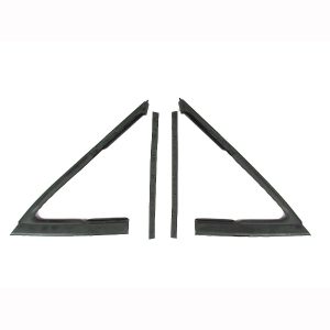 1968-1972 Buick|Chevrolet|Oldsmobile|Pontiac Vent Glass 4 PC Weatherstrip Seal Kit - Driver and Passenger-VWK121068