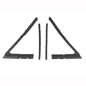 1968-1972 Chevrolet Chevy II|Nova Vent Glass Weatherstrip Seal 4 PC Kit - Driver and Passenger-VWK121168