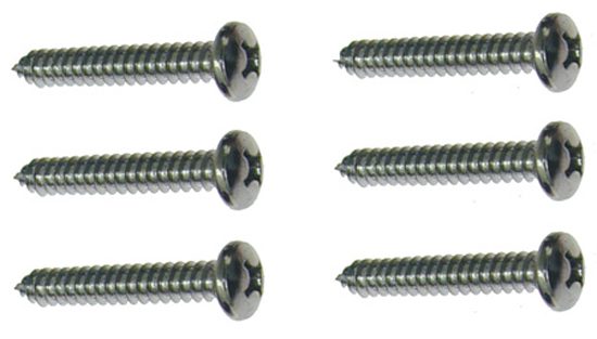 1968-1972 Chevrolet|Pontiac Camaro|Chevelle|Malibu|Nova|El Camino|Chevy II|Firebird|Bel Air|Biscayne|Caprice|Impala Armrest Base Screws