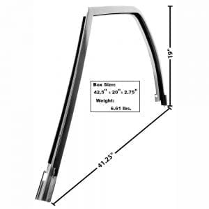1968-1972 Chevy El Camino Door Window Frame Driver Side (LH)