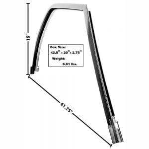 1968-1972 Chevy El Camino Door Window Frame Passenger Side (RH)