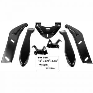 1968-1972 Chevy El Camino Rear Bumper Bracket 7Pc Set